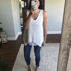 Flowy sheer underlay top